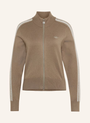 Adidas Originals Pletený Svetr Firebird hnědá / khaki