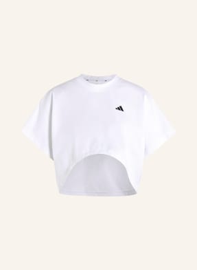 Adidas Tričko Primelift Workout Grafik bílá / modrá / černá