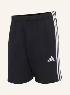 Adidas Teplákové Kraťasy 3s černá / bílá