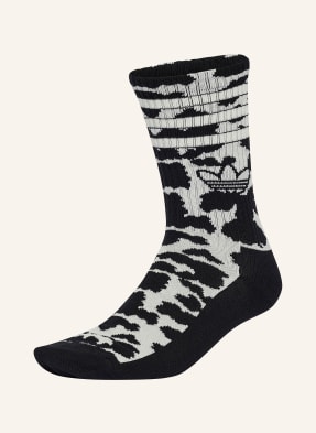Adidas Originals 2er-Pack Socken Animal Grafik Crew weiss
