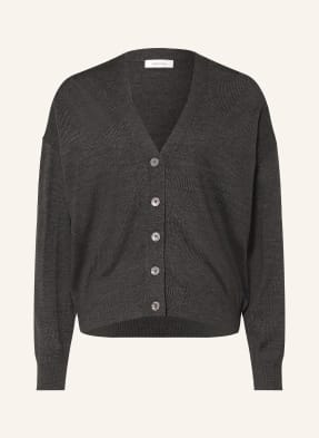 Darling Harbour Strickjacke Aus Merinowolle braun