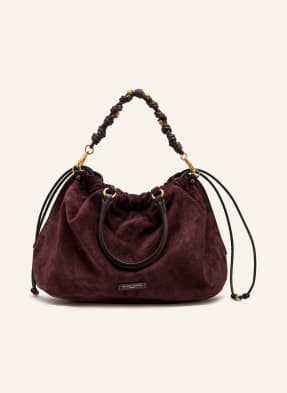 Gianni Chiarini Vaková Kabelka Morgana Large tmavě červená / zlatá