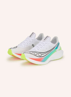 Saucony Běžecké Boty Endorphin Pro 5 bílá / petrolejová / černá