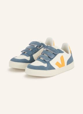 Veja Sneakersy Small V-10 bílá / oranžová / tmavě modrá