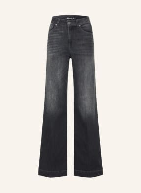Liu Jo Flared Džíny 8s504 den.black short suns
