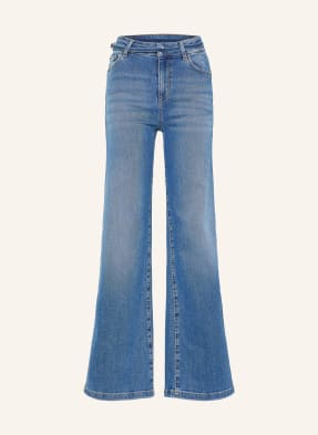 Liu Jo Flared Džíny 7s899 den.blue short bubbl