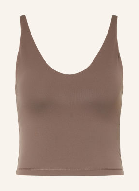 Under Armour Funkční Top Ua Meridian Support hnědá