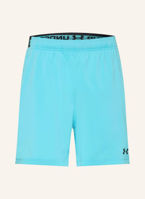 Under Armour Tréninkové Šortky Ua Vanish Woven 2.0 neonově modrá / černá