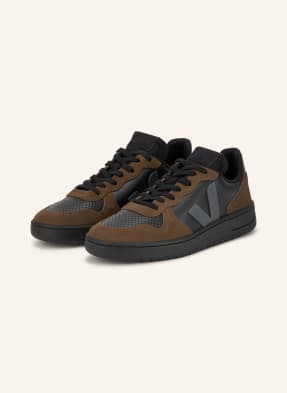 Veja Sneakersy V-10 Prime tmavě hnědá / černá