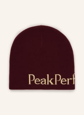 Peak Performance Multifunkční Čepice tmavě červená / tmavě žlutá
