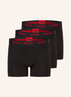 Hugo Balení 3 Ks Boxerek černá
