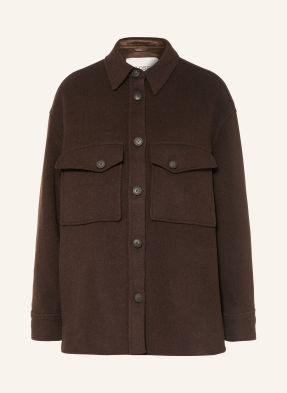 Closed Overshirt tmavě hnědá