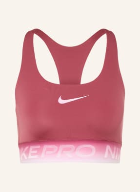 Nike Sport-Bh Ls Dri-Fit Bra Mit Cut-Out rot