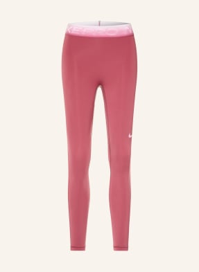 Nike Legíny Pro světle červená / bílá
