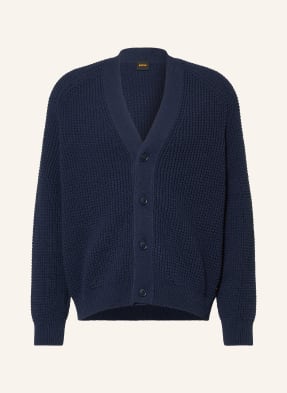 Boss Strickjacke Andemo blau