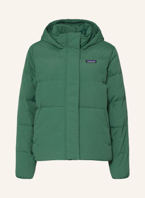 Patagonia Péřové Bundy Sisar Down Hoody olivová