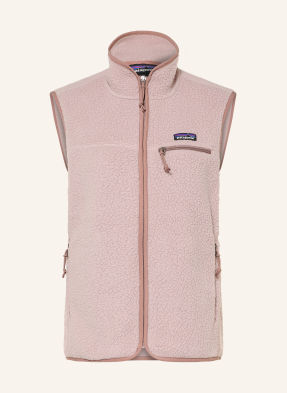 Patagonia Fleecová Vesta Retro Pile růžová / starorůžová