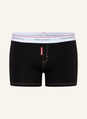 dsquared2 Boxerky černá / bílá