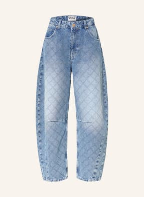 Essentiel Antwerp Barrel Džíny Katsu aq04 aquamarine