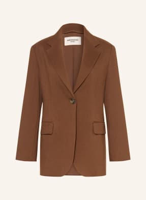 Weekend Max Mara Blejzr Asta tmavě hnědá
