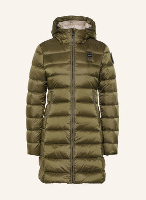 Blauer Lehký Péřový Kabát Agnes khaki