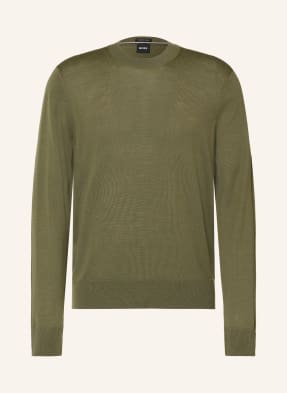 Boss Pullover Leno gruen