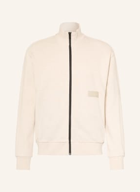 Boss Sweatjacke Collar weiss