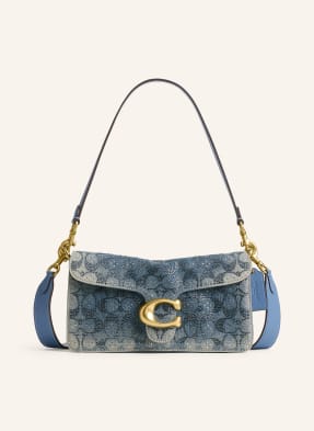 Coach Schultertasche Tabby 26 Mit Schmucksteinen blau
