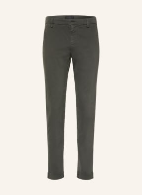 Dondup Chino Kalhoty Gaubert Extra Slim Fit khaki
