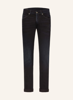 Dondup Džíny S Roztrhaným Efektem George Skinny Fit 899 tuareg blue