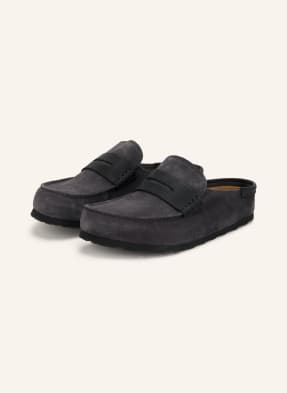 Birkenstock Mules Naples Wrapped černošedá