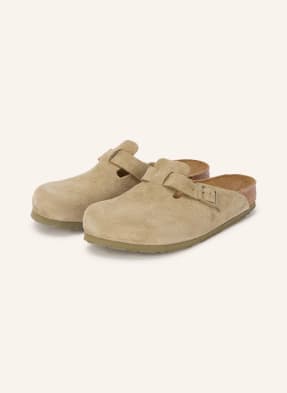 Birkenstock Pantofle Boston Leve khaki
