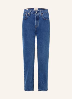 Levi's® Rovné Džíny 501 Cropped 10 med indigo - flat finish
