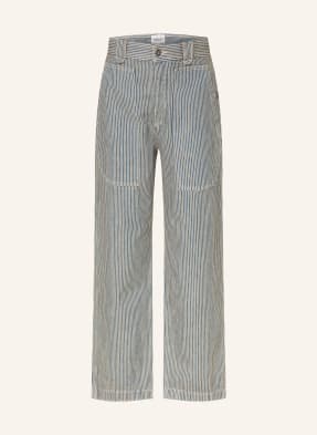 Marant Étoile 7/8 Kalhoty Ermina buwe blue/white