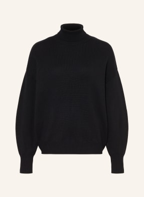 Mrs & Hugs Rollkragenpullover schwarz