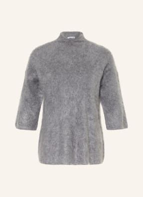 Mrs & Hugs Cashmere-Pullover Mit 3/4-Arm grau