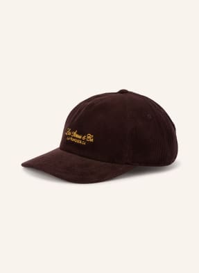 Levi's® Cap Lakeshore Z Manšestru tmavě hnědá