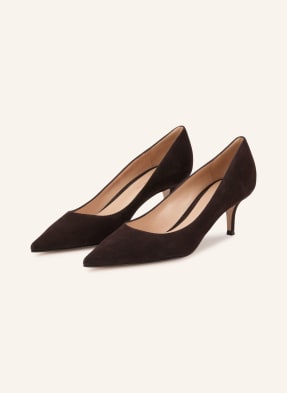 Gianvito Rossi Lodičky Gianvito 55 tmavě hnědá