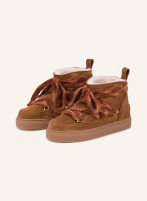 Inuikii Boots Classic Low hnědá / zlatá
