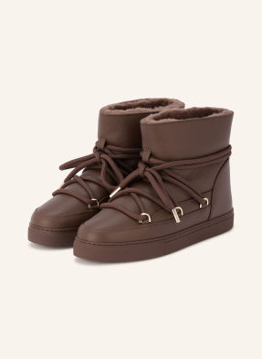 Inuikii Boots Z Celokožené Kůže hnědá