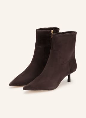 Steve Madden Kotníkové Boty Rebella-S tmavě hnědá / zlatá