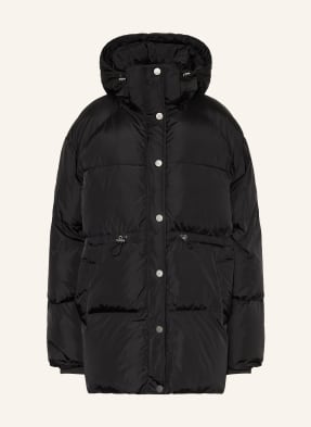 Mrs & Hugs Steppjacke Mit Abnehmbarer Kapuze schwarz