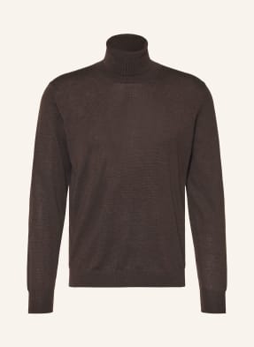 Strokesman's Rollkragenpullover Aus Merinowolle braun