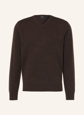 Strokesman's Cashmere-Pullover braun