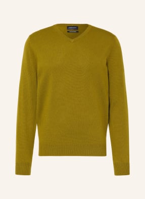 Strokesman's Cashmere-Pullover gruen