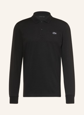 Lacoste Strick-Poloshirt schwarz