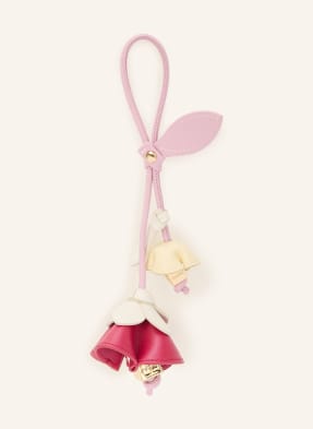 Ganni Taschenanhänger pink