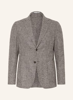 Eleventy Sako Extra Slim Fit světle šedá / šedá / tmavě červená