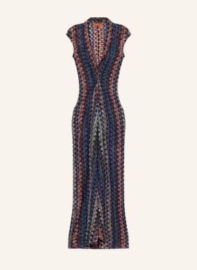 Missoni Večerní Šaty tmavě modrá / tmavě červená / zelená