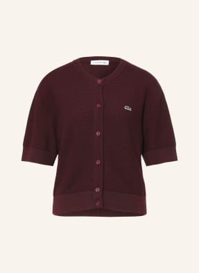 Lacoste Strickjacke rot